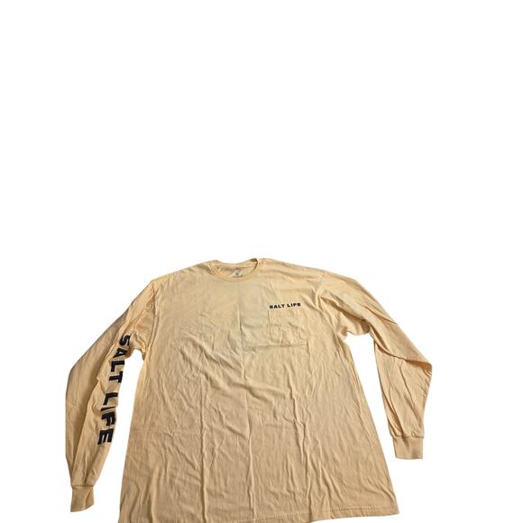 Salt Life Other - Salt Life Men's Cotton 2XL Long Sleeve Shirt Butter Yellow